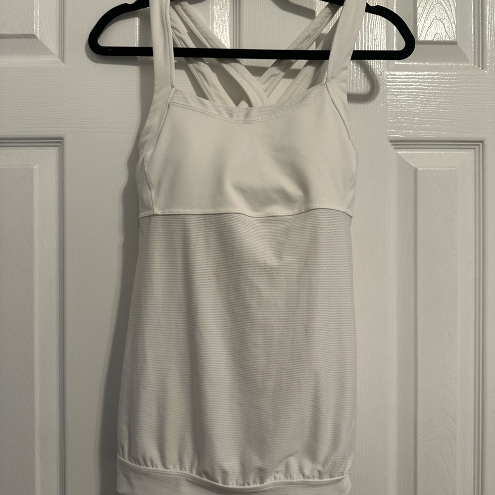 Athleta White Tank Top